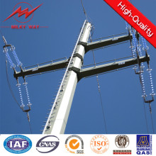 25FT-75FT Galvanized Steel Electric Power Pole with Stepped Bolt